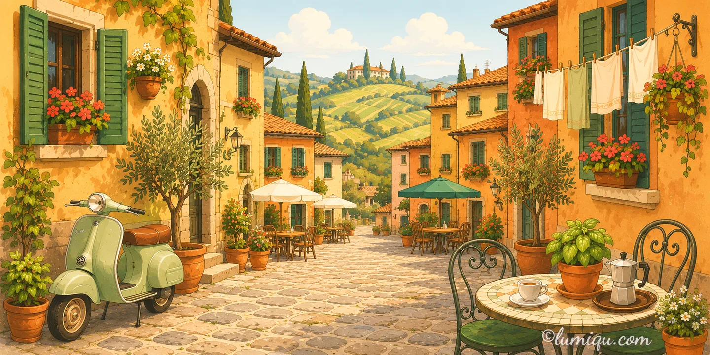 イタリアのイメージイラスト