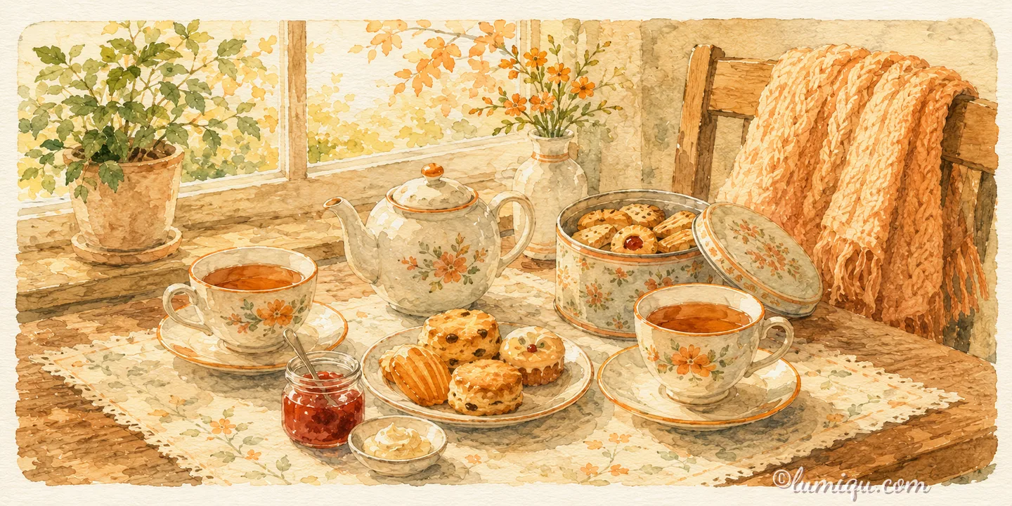 敬老の日に、世界の贈りもの。お茶の時間がうれしいギフト10選のイメージイラスト